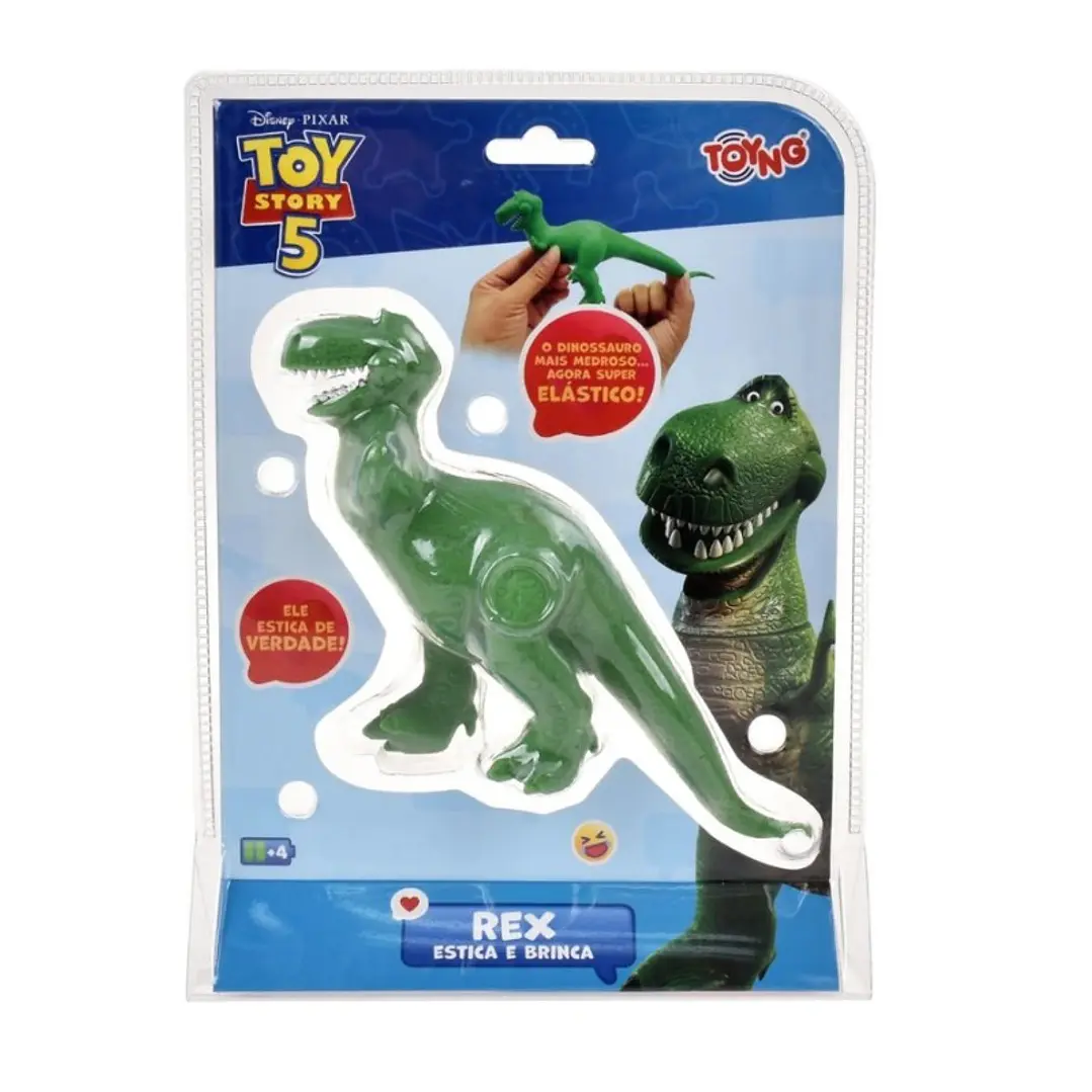 FIGURA STRETCH DE GOMA DE 15 CMS REX TOY STORY 4