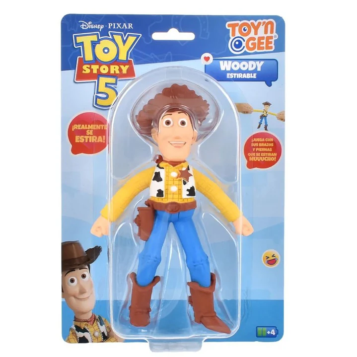 FIGURA STRETCH DE GOMA DE 15 CMS WOODY TOY STORY 5