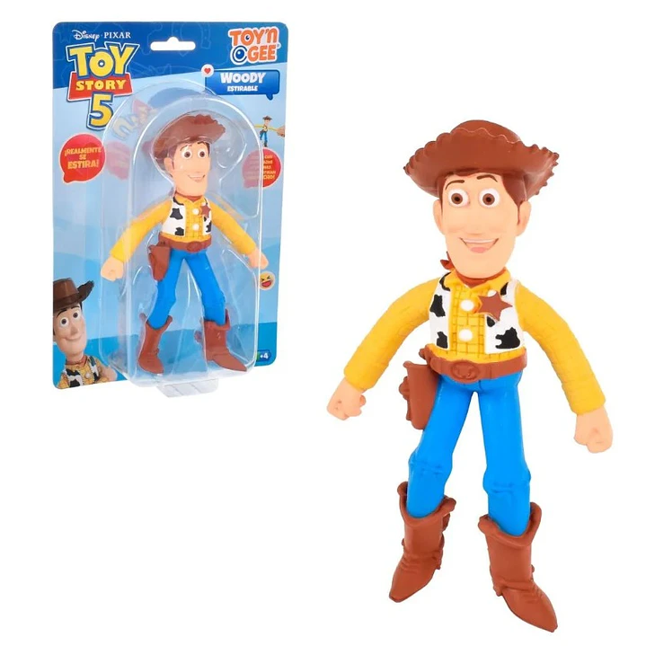 FIGURA STRETCH DE GOMA DE 15 CMS WOODY TOY STORY 1