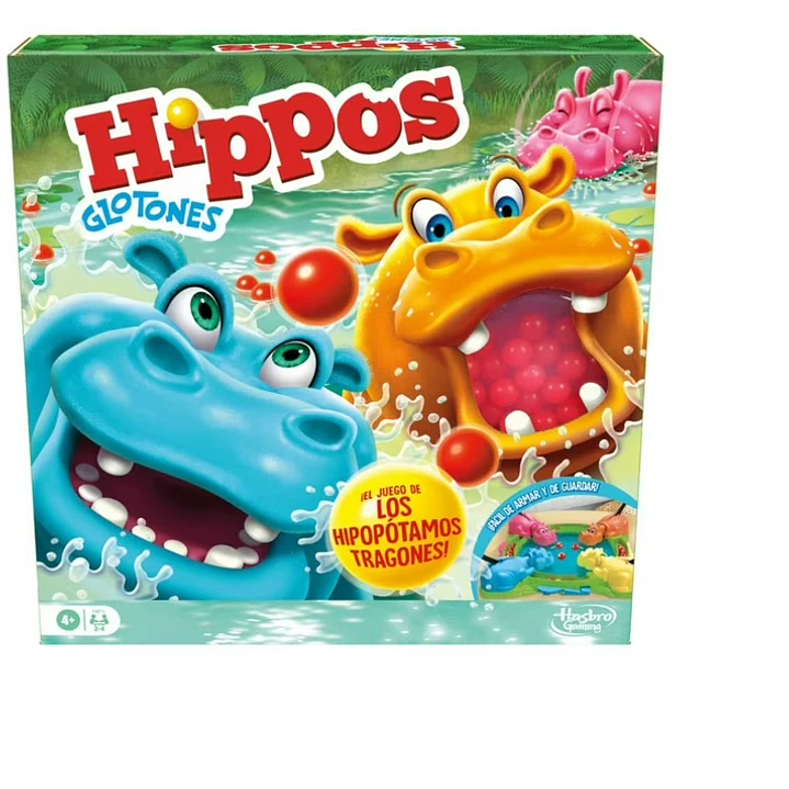 Juego De Mesa Hippos Glotones Hasbro Original 1