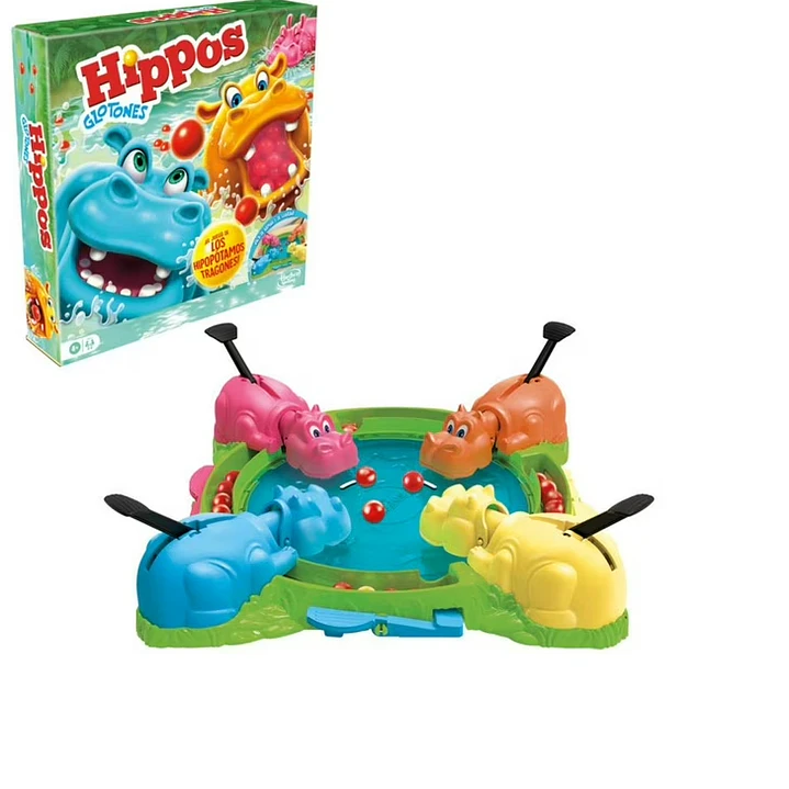 Juego De Mesa Hippos Glotones Hasbro Original 2