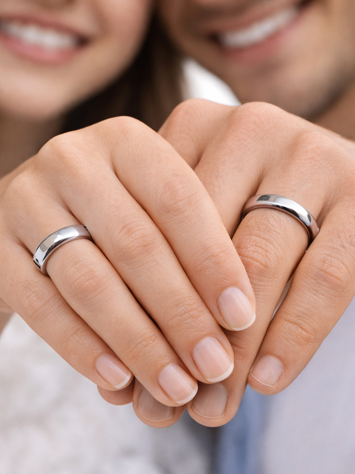 Alianças Minimalistas em Aço Inoxidável Lumina 3