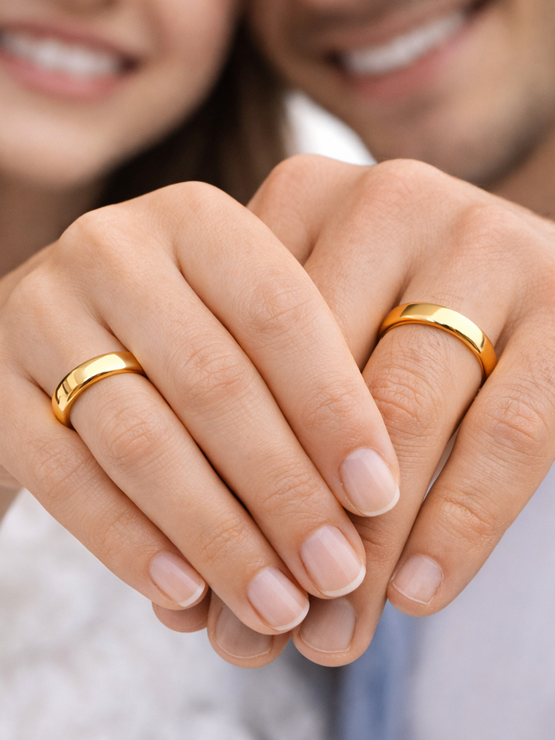 Alianças Lumina – Elegância Intemporal em Aço Inoxidável 3