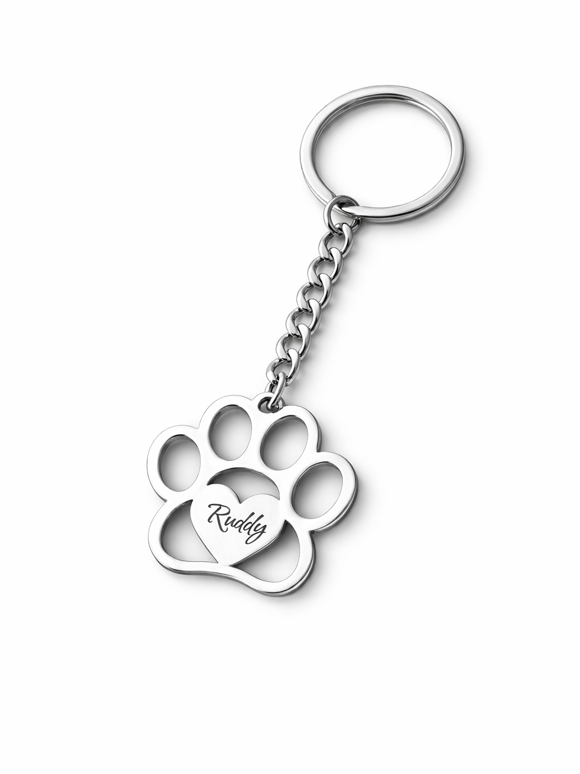 Porta-Chaves Patinha Personalizado com Foto – Aço Inoxidável 2