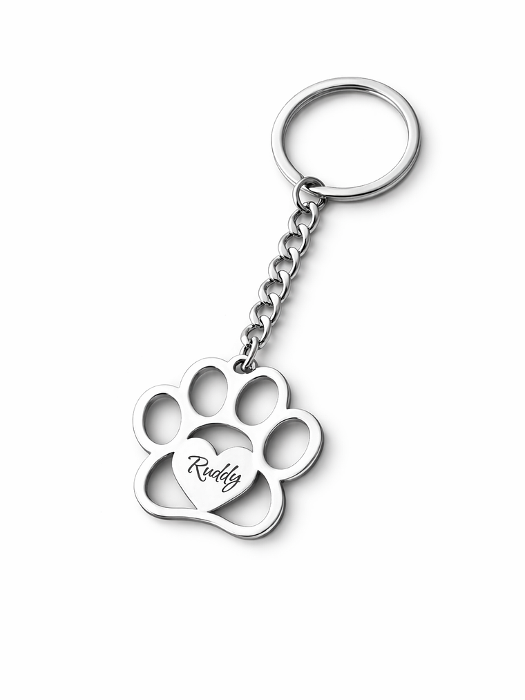 Porta-Chaves Patinha Personalizado com Foto – Aço Inoxidável 2