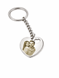 Porta-Chaves Coração Personalizado com Foto – Gravação a Laser em Aço Inoxidável - Thumbnail 3