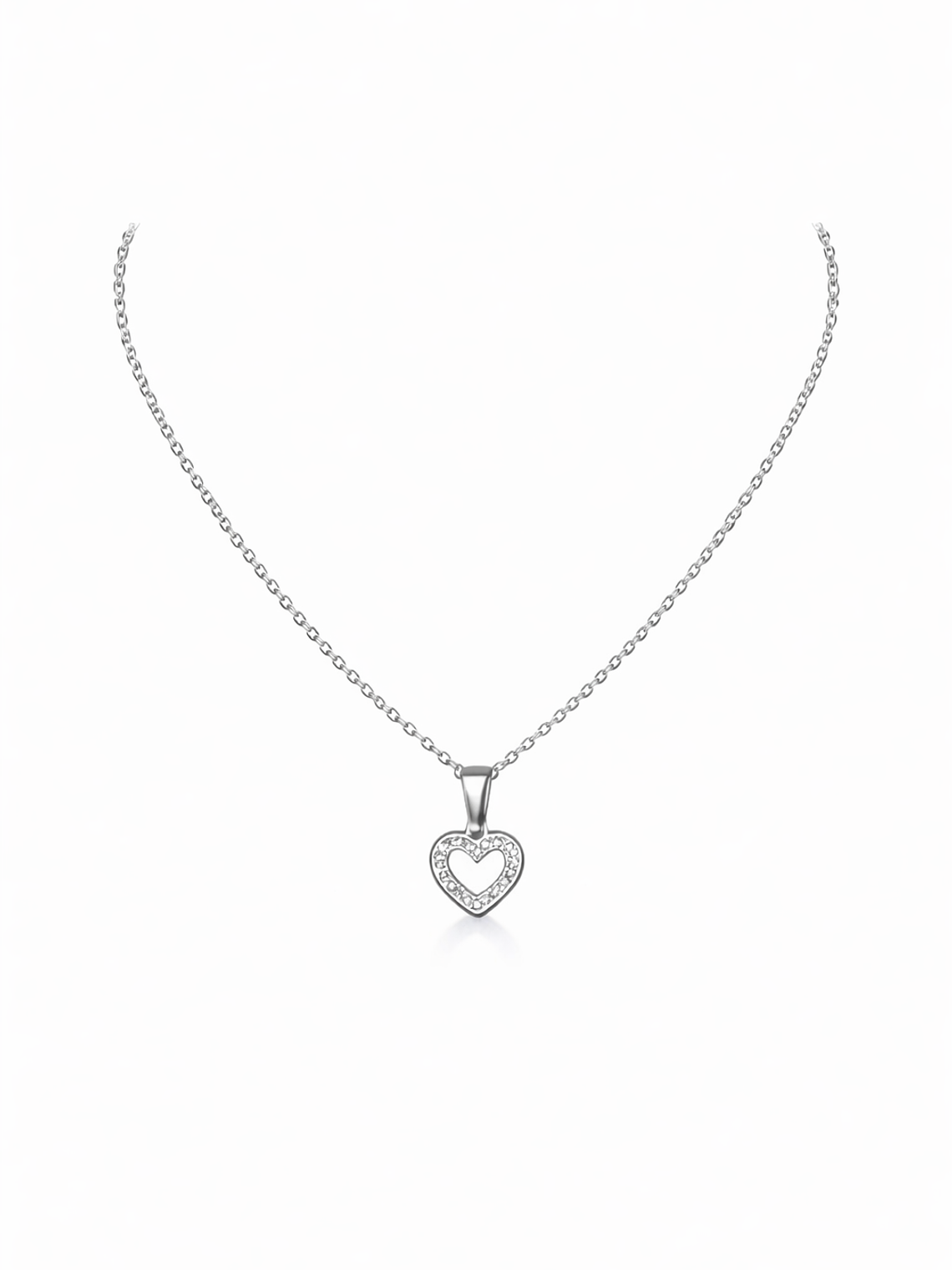 Colar Corações que Unem Personalizado em Aço Inoxidável 3