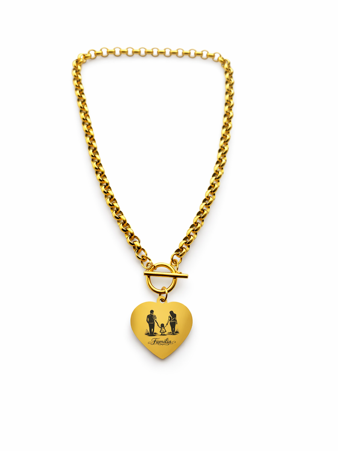 Colar Medalha Coração com Foto Gravada 2