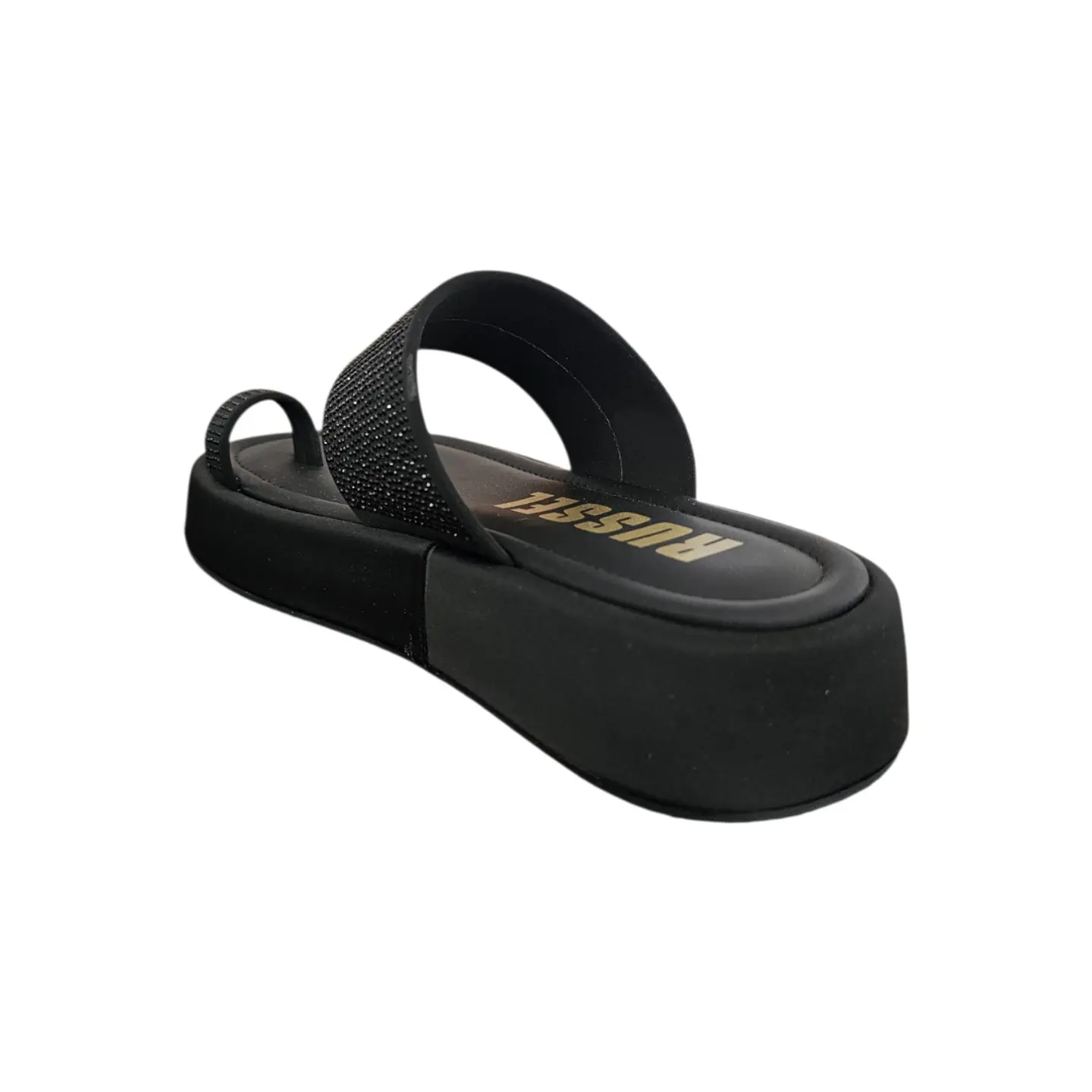 Chinelo Plataforma Preto CAROL Russelmatos 2