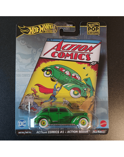 Hot Wheels Premium Pop Culture - Action Comics #1 - Action Sedan