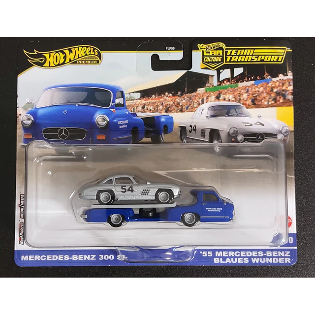Hot Wheels Team Transport 70 - Mercedes - Benz 300 SL & Mercedes Blaues Wunder