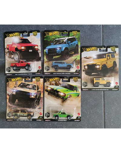 Hot Wheels Premium Car Culture - Off Road 2025 - Set de 5 unités