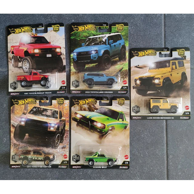 Hot Wheels Premium Car Culture - Off Road 2025 - Set de 5 unités