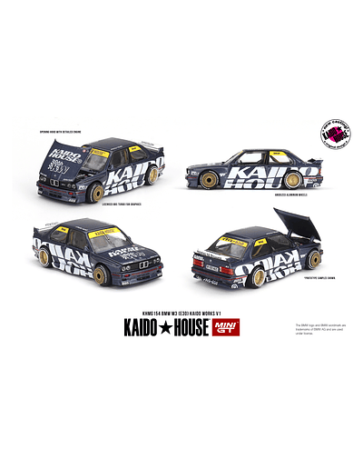 Mini GT X Kaido House 154 - BMW M3 (E30) Kaido Works V1 (exemplaire scellé)
