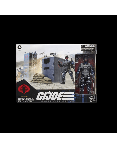 G.I. Joe Classified Series 151 Vipère de tranchée et Fortification modulaire Cobra 