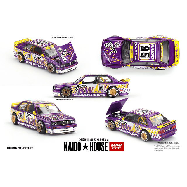 Mini GT x Kaido House 194 - BMW M3 Kaido KW V1