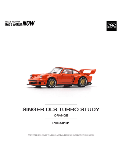 Pop Race 0131 - Singer DLS Turbo Study - Orange
