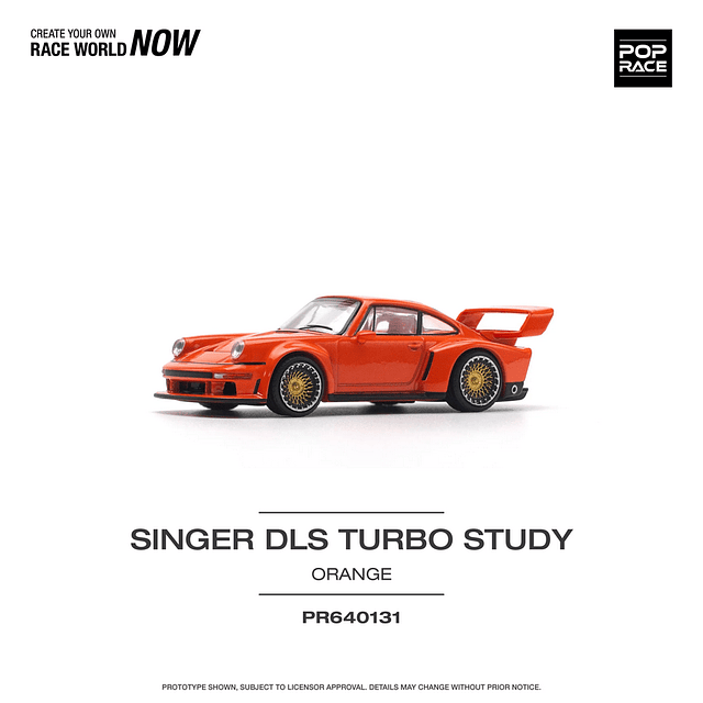 Pop Race 0131 - Singer DLS Turbo Study - Orange