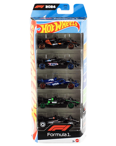 Hotwheels F1 Race Pack de 5 véhicules