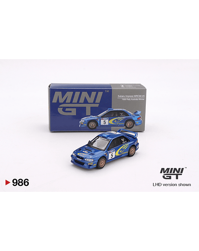 Mini GT 986 - Subaru Impreza WRC99 1999 Rally Australia Winner #5