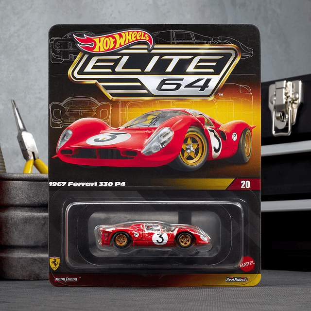Hot Wheels Elite 64 - numéro 20 Ferrari 330 P4 1967  1
