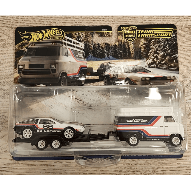 Hot Wheels Team Transport 78 - DeLorean - HW Rally Hauler 1