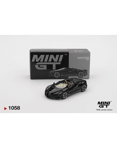 Mini GT 1058 - Bugatti W16 Mistral Black