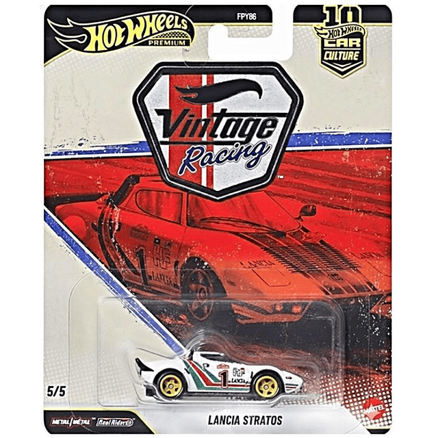 Précommande Août / Septembre 2026 - Hot Wheels Premium - Lancia Stratos Car Culture Vintage Racing