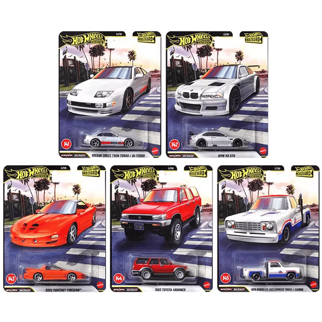 Hot Wheels Boulevard F 2026 141-145 (5 unités)