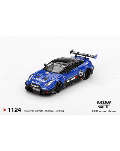 Mini GT 1124 - Nissan GTR R35 LB-Silhouette Works GT Blue 2025