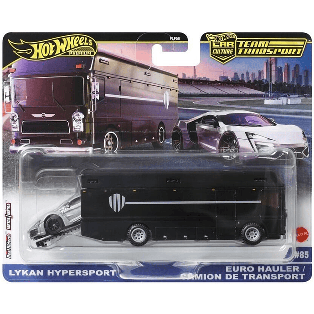 Hot Wheel Team Transport 85 - Lykan Hyper Sport + Euro Hauler