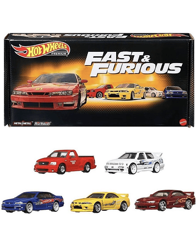 Hot Wheels Premium Fast and Furious : Bundle 5-pack - HKF08 - Amazon Exclusive