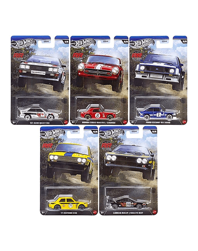 Hot Wheels basiques 2026 - Rally Racers (5 pièces)