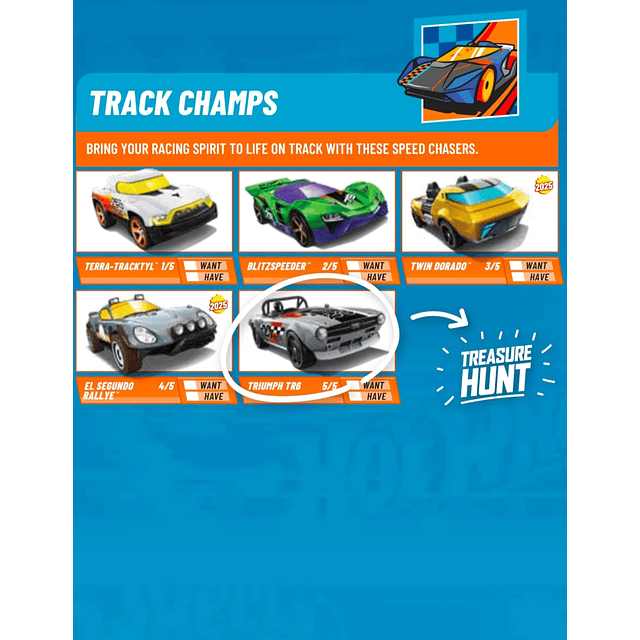 Hot Wheels basiques 2025 - HW Track Champs - Factory Sealed Edition 1