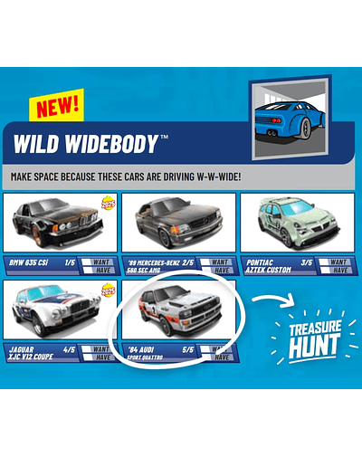 Hot Wheels basiques 2025 - Wild Widebody - Factory Sealed Edition