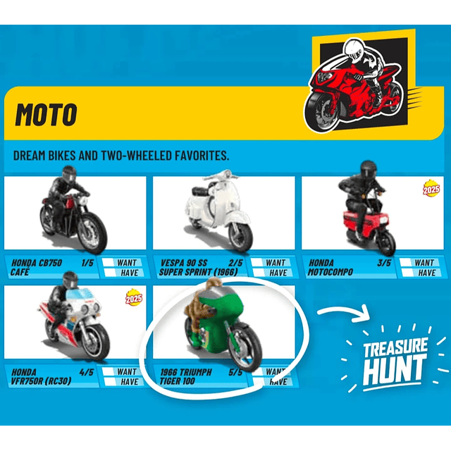 Hot Wheels basiques 2025 - HW Moto - Factory Sealed Edition