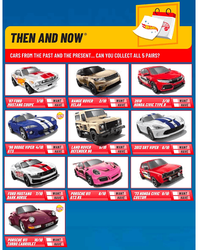 Hot Wheels basiques 2025 - Then and Now - Factory Sealed Edition
