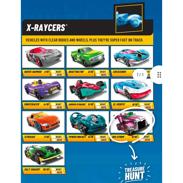 Hot Wheels basiques 2025 - X-Raycers - Factory Sealed Edition