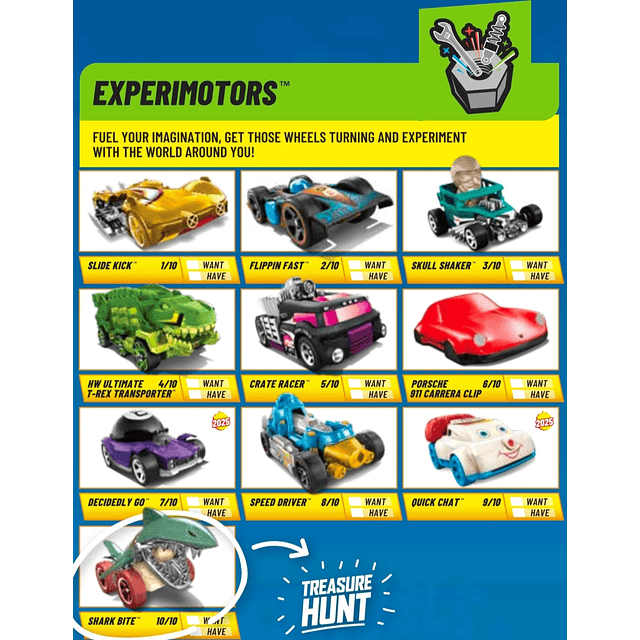 Hot Wheels basiques 2025 - Experimotors - Factory Sealed Edition