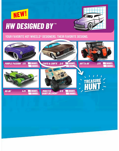 Hot Wheels basiques 2025 - HW Designed By - Factory Sealed Edition