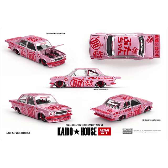 Mini GT x Kaido House 161 - Datsun 510 Pro Street Buta V1 