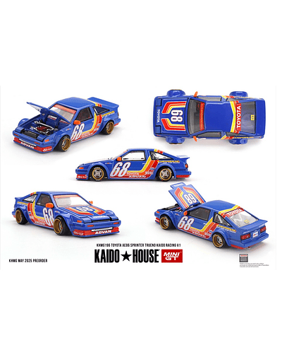 Mini GT x Kaido House 196 - Toyota AE86 Sprinter Trueno Kaido Racing V1