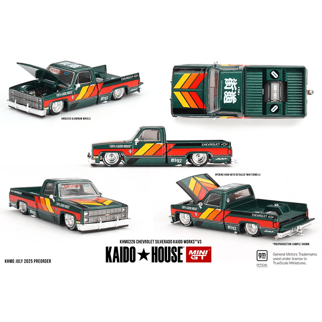 Mini GT x Kaido House 226 - Chevrolet Silverado KAIDO WORKS V3