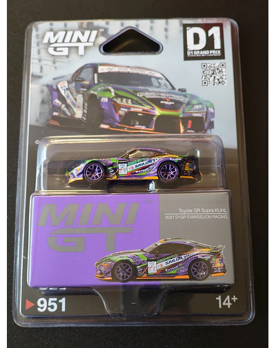 Mini GT 951 - Toyota GR Supra KUHL 2021 D1GP EVANGELION RACING