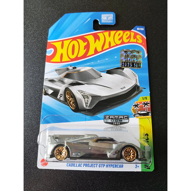 Hot Wheels basiques - Zamac - Factory Sealed 2025 - Cadillac Project GTP Hypercar - HW Exotics