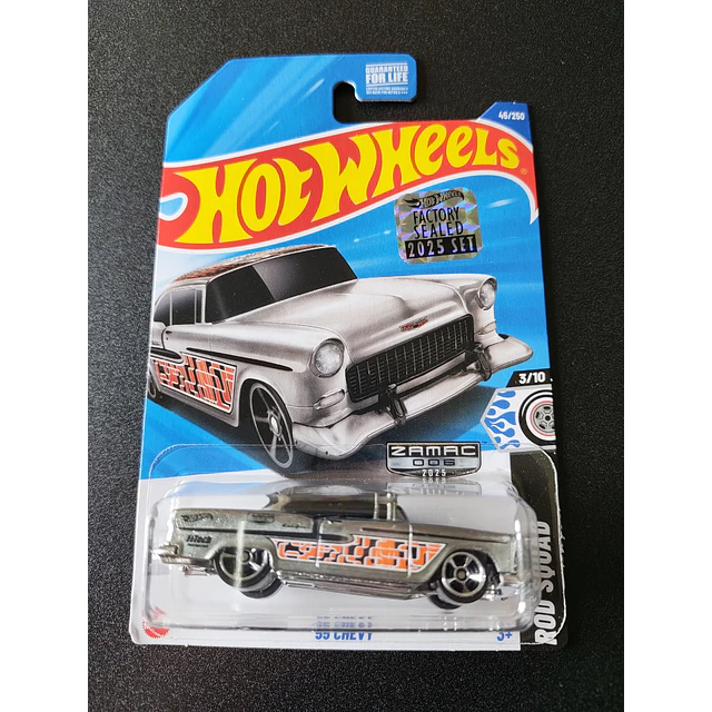Hot Wheels basiques - Zamac - Factory Sealed 2025 - '55 Chevy - Rod Squad