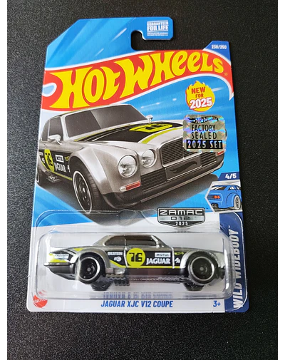 Hot Wheels basiques - Zamac - Factory Sealed 2025 - Jaguar XJC V12 Coupe - Wild Widebody