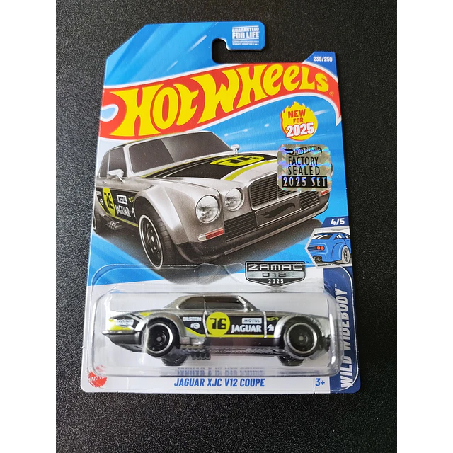 Hot Wheels basiques - Zamac - Factory Sealed 2025 - Jaguar XJC V12 Coupe - Wild Widebody