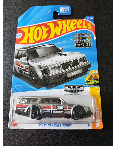Hot Wheels basiques - Zamac - Factory Sealed 2025 - Volvo 240 Drift Wagon - HW Wagons