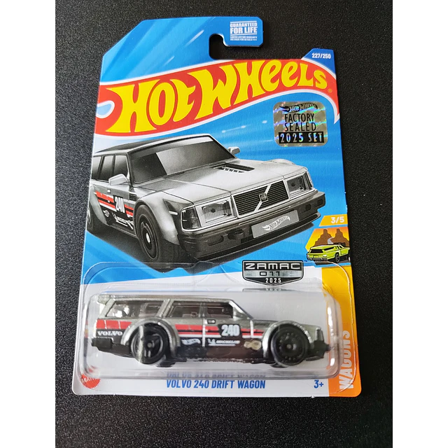 Hot Wheels basiques - Zamac - Factory Sealed 2025 - Volvo 240 Drift Wagon - HW Wagons